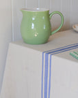 Linu Striped Cotton Tablecloth / Blue