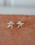 Andre Star Stud Earrings / Silver