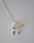 Cassian Bow Necklace / Gold or Silver Plated