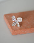 Dream Statement Flower Ring Silver Plated