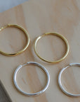 Eanna Maxi Hoops / Gold or Silver
