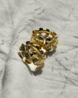Echo Recycled Hoop Earrings / Gold