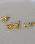 Force 2 in 1 Shell Stud Set in Gold