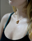 Free Pendant Necklace / Gold