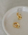 Iokaste Chunky Heart Hoops