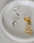 Iokaste Chunky Heart Hoops