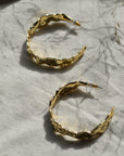Julita Semi Hoop Earrings / Gold or Silver