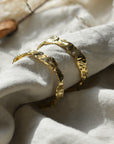 Julita Semi Hoop Earrings / Gold or Silver