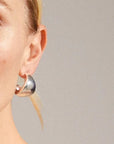 Kasia Recycled Earrings / Gold and Silver