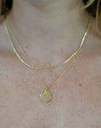 Pilgrim Nomad 2-in-1 Coin Necklace Gold Plated