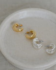 Orit Recycled Earrings / Gold and Silver
