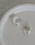 Orit Recycled Earrings / Gold and Silver