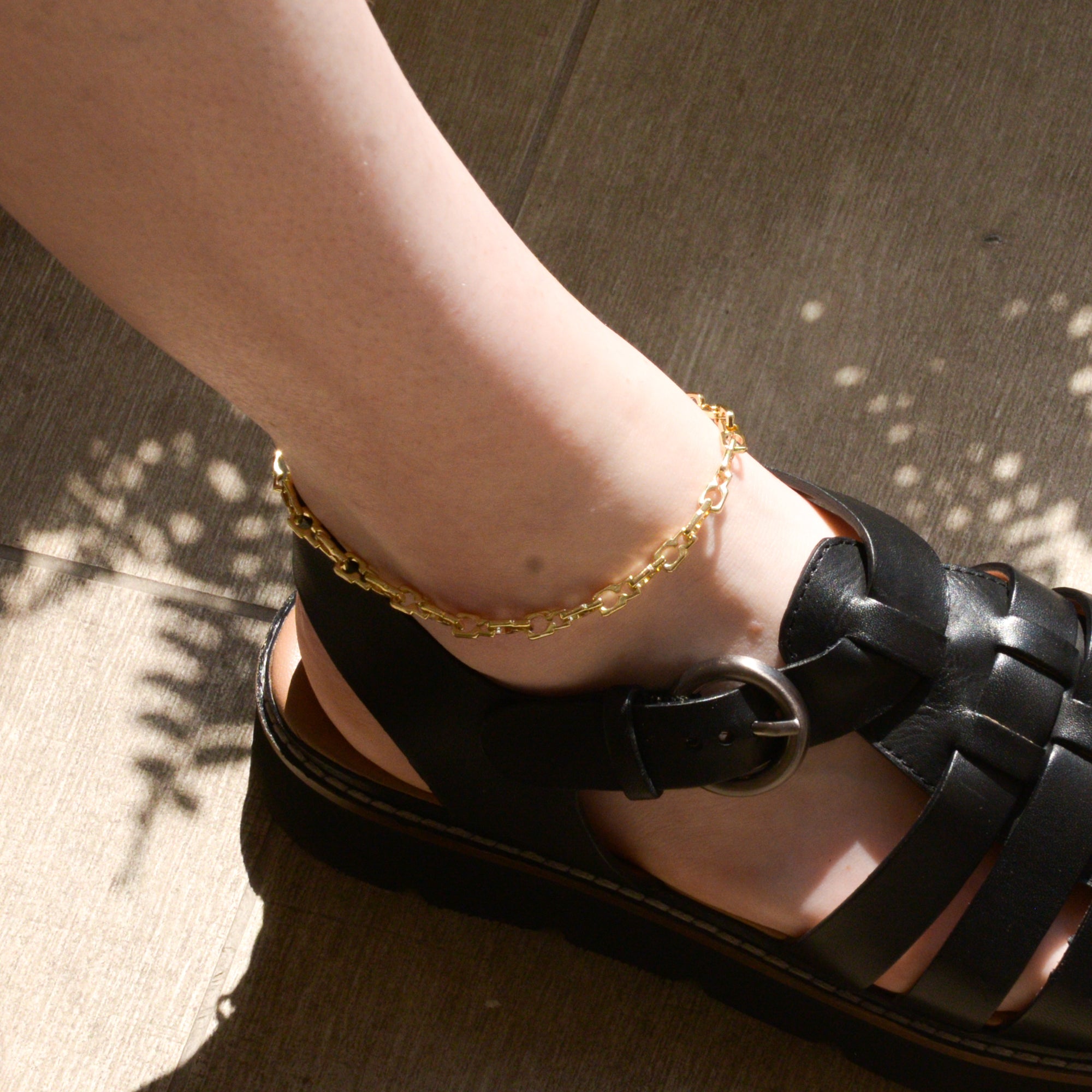 Recycled Ankle Chain / Colours