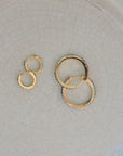 Reign 2-in-1 Diamond Hoops / Gold