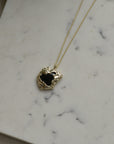 Rhythm Recycled Pendant Necklace/ Gold and Silver