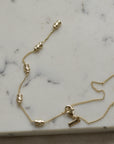 Rhythm Recycled Pendant Necklace/ Gold and Silver