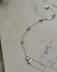 Rhythm Recycled Pendant Necklace/ Gold and Silver