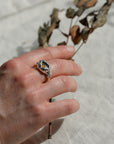 Rhythm Recycled Statement ring / Gold and Silver