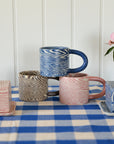 Cobalt Blue Herringbone Mug
