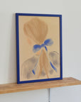 Girl With A Blue Hair Ribbon A3
