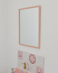 Rectangular Mirror - Rose Wood