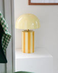 Rayado Table Lamp Ochre Yellow