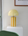Rayado Table Lamp Ochre Yellow