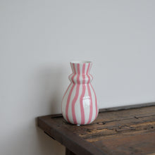 Load image into Gallery viewer, Carolina Pink Stripe Vase