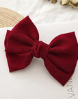 Linen Hair Bow / Colours