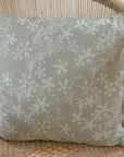 Myrtle Flower Cushion / Sage