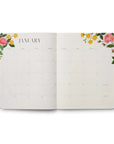 Roses 12 Month Monthly Planner