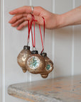 Antique Glass Baubles / Assorted
