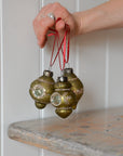 Antique Glass Baubles / Assorted