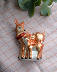 Glass Deer Family Tree Decoration