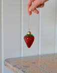 Glass Strawberry Tree Decoration
