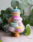 Macaroon Tower Glass Tree Decoration