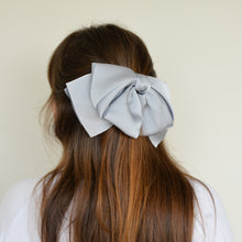 Load image into Gallery viewer, Luxury Satin Bow Hair Clip / Colours