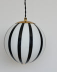 Alba Black and White Pendant Small