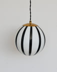Alba Black and White Pendant Small