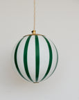 Alba Green and White Pendant Small