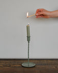 Estelle Candle Holder / Pastel Green