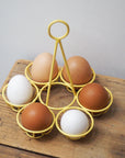 Painted Wire Egg Stand / Small