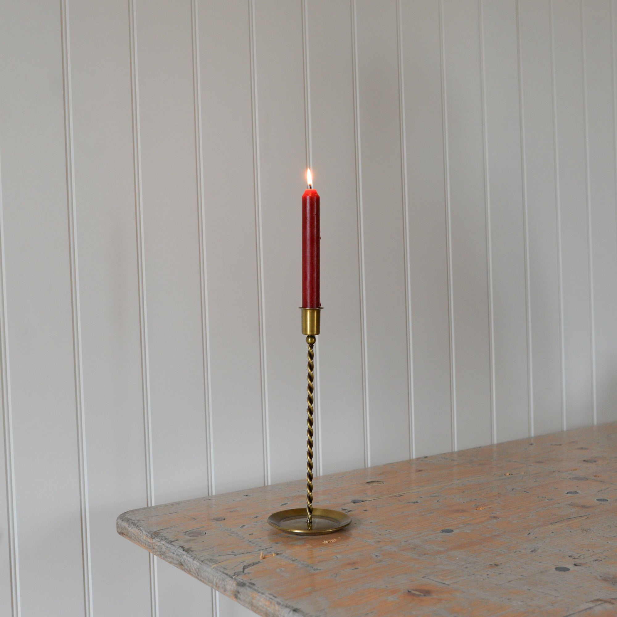 Twisted Brass Candle Stick/Sizes