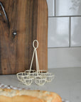 Painted Wire Egg Stand / Small