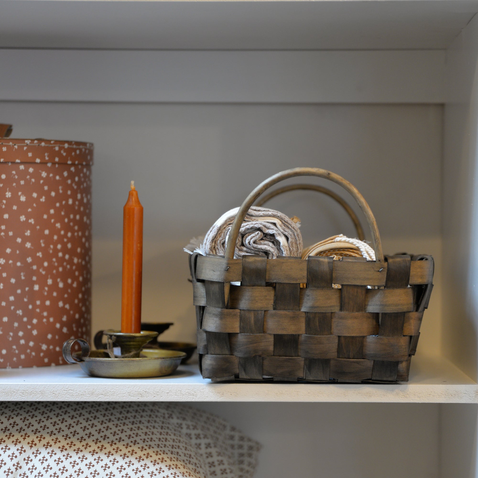 Wood Storage Basket/ Three Sizes