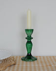 Talking Tables Boho Candle Holder in Dark Green