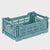 Mini Folding Crate / Teal