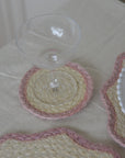 Braided Small Coasters / Colours