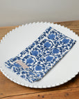 Zucchini Print Napkin / Blue