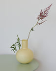 Collo Colourful Glass Vase / Vanilla